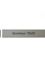 Briefkastenschild Alumhaus, 110x20 mm