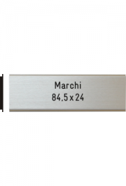 Briefkastenschild Marchi, 84.5x24 mm