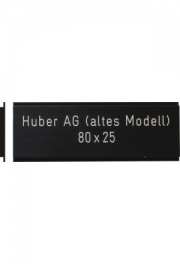  Briefkastenschild Huber, altes Modell, 80x25 mm